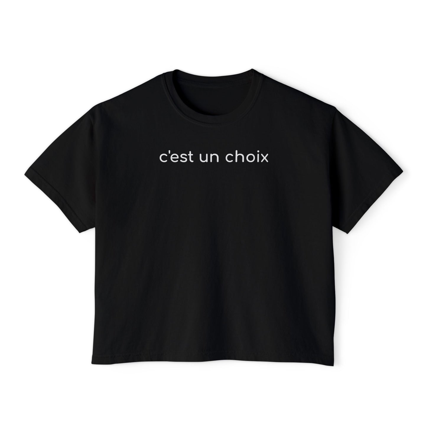 C'est Un Choix Boxy Tee (France)